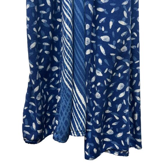 Maxi Dress Womens XS/S Smocked Lightweight Party Event Beachy Coastal Nautical - Picture 12 of 16